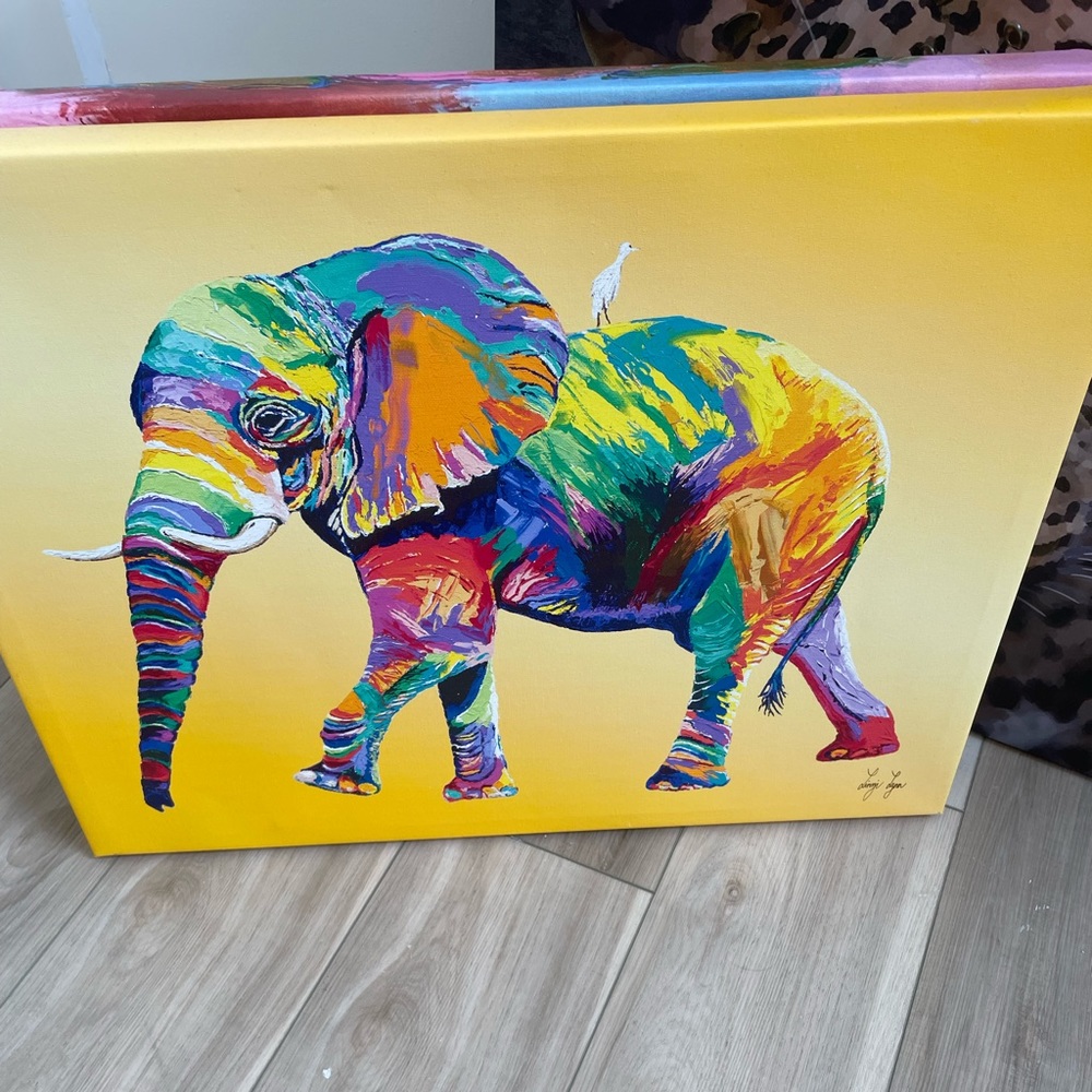 Elephant wall art
